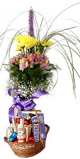  Ankara hediye sevgilime hediye çiçek  Mevsim çiçekleri ve çikolata