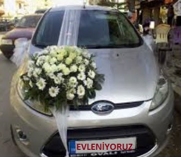  Ankara ucuz çiçek gönder  Gelin arabası süslemesi