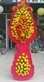 Çift katlı düğün nikah açılış çiçeği  Ankara çiçek mağazası , çiçekçi adresleri 