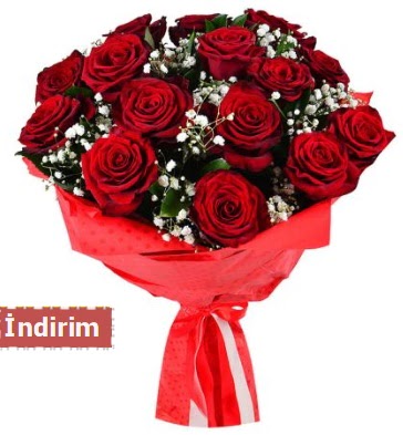 12 Adet kırmızı aşk gülleri  Ankara çiçek satışı  